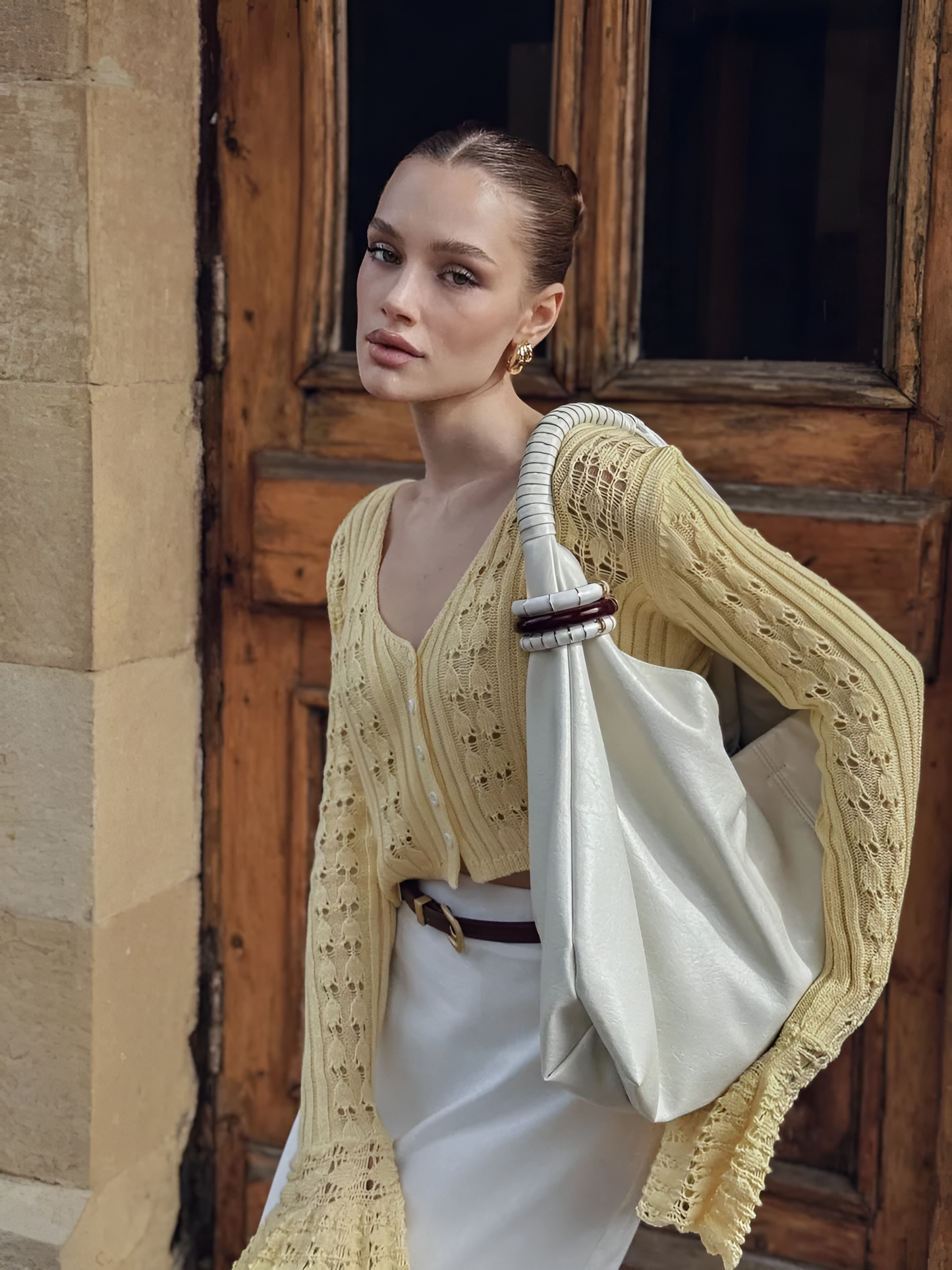Cardigan / top d’été en maille