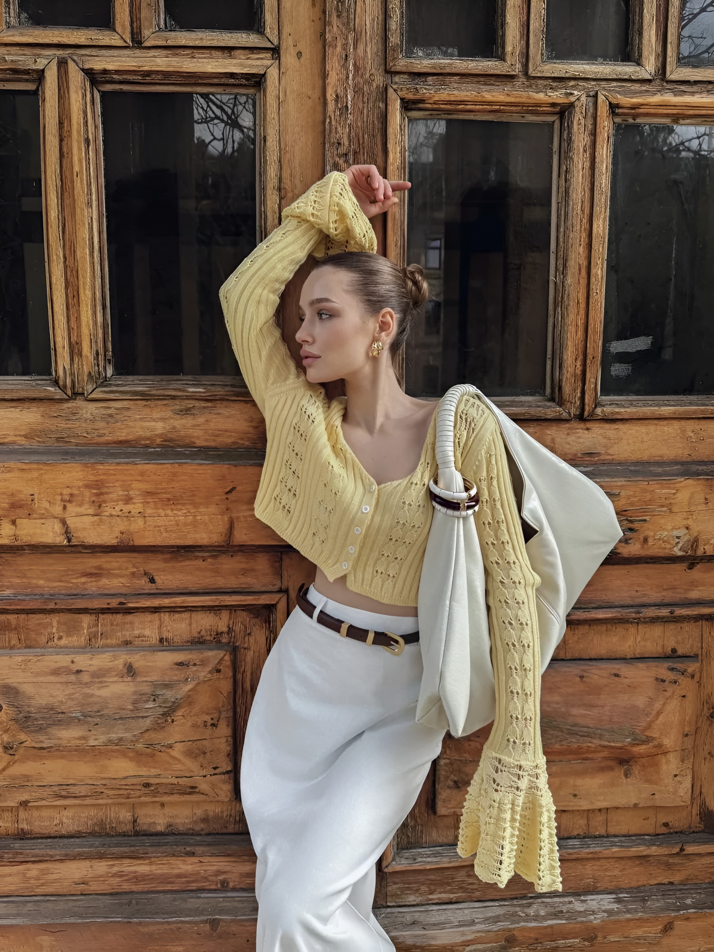 Cardigan / top d’été en maille