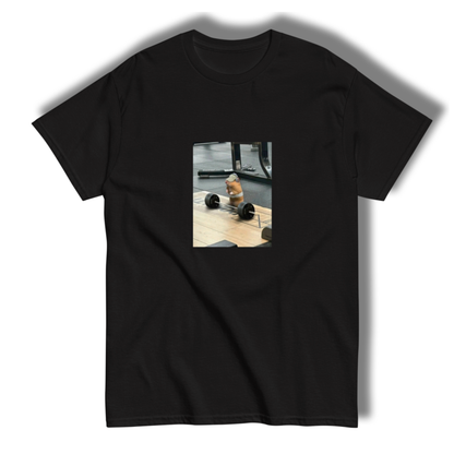 T-shirt "Hamster at the gym"