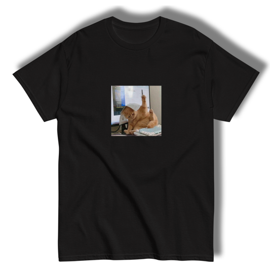 T-shirt "Working cat"