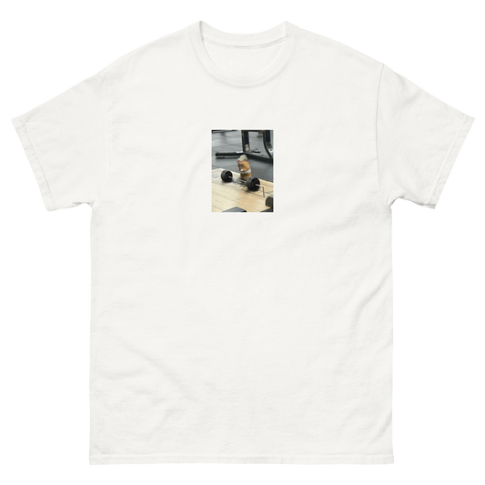 T-shirt "Hamster at the gym"