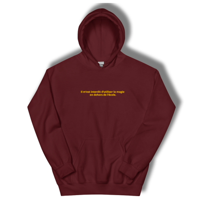 Sweat "Il m’est interdit d’utiliser la magie"