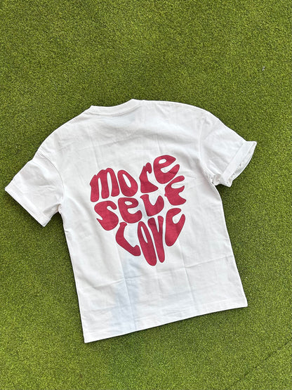 T-shirt oversized MORE SELF LOVE