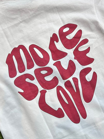 T-shirt oversized MORE SELF LOVE