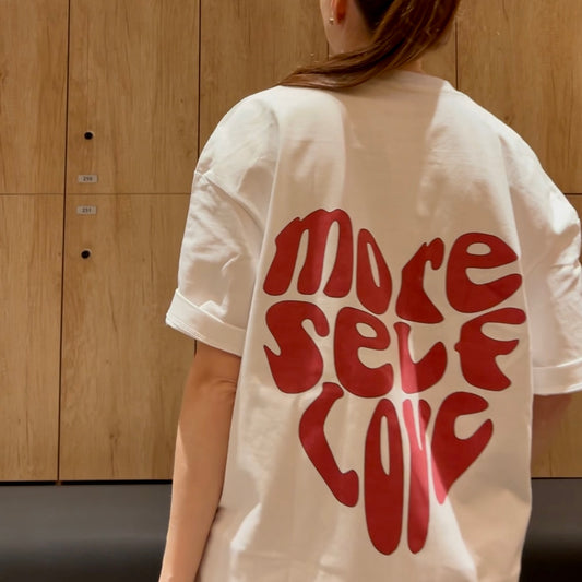 T-shirt oversized MORE SELF LOVE