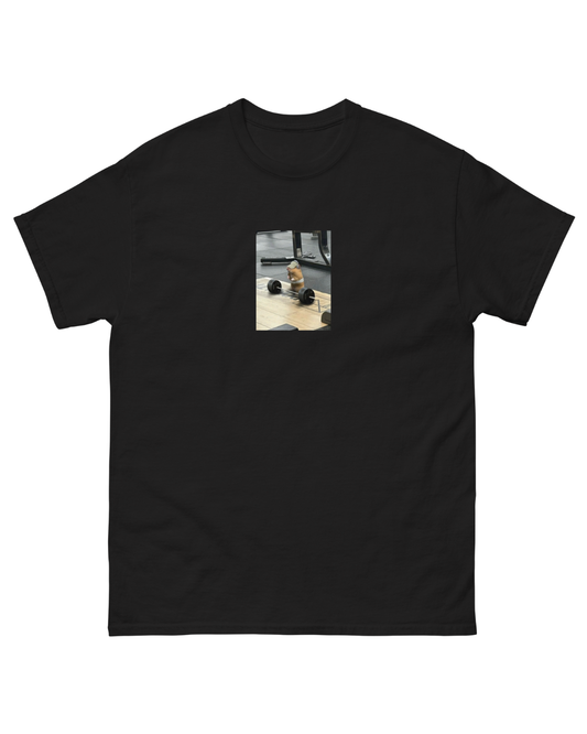 T-shirt "Hamster at the gym"