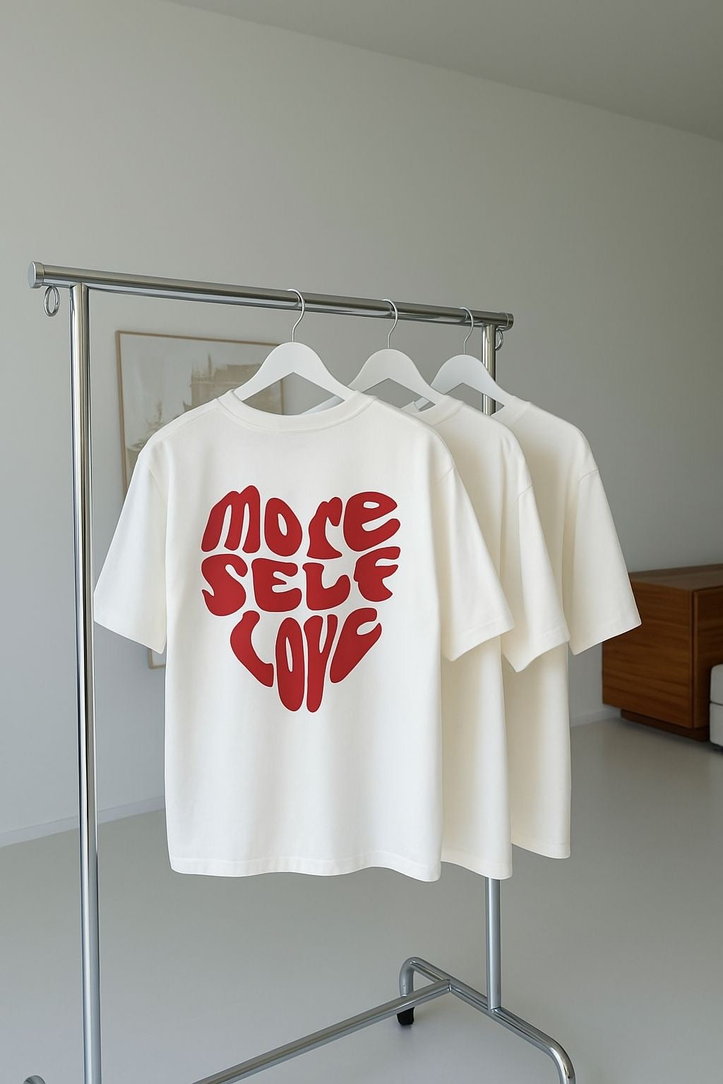 T-shirt oversized MORE SELF LOVE