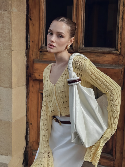 Cardigan / top d’été en maille