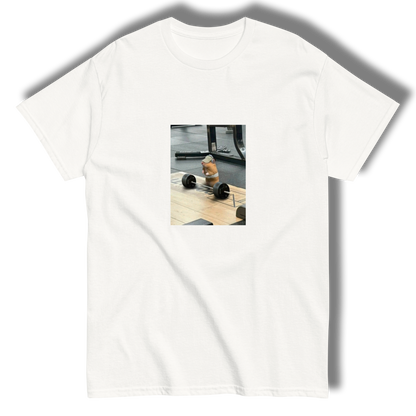 T-shirt "Hamster at the gym"
